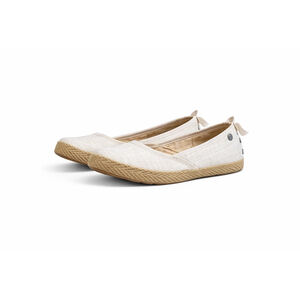 UGG Women’s Indah Genuine Sheepskin Ivory Flats Slip On Espadrilles Sz 6.5